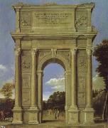 Domenico Ghirlandaio Triumphal Arch Spain oil painting artist